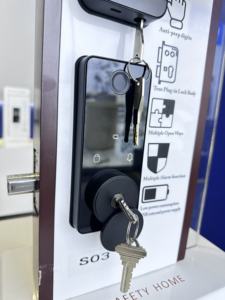 Serrures intelligentes numériques Wifi, applicables aux portes en aluminium, <span class=keywords><strong>serrure</strong></span> de sécurité pour porte d'entrée avec sonnette - Product Image 4