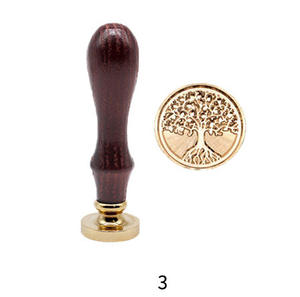 Латунные пустые свадебные пчелы, дерево жизни, цветок, рождественские штампы с восковой печатью на заказ - Product Image 3