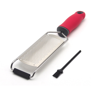 Beeman main en acier inoxydable citron manuel chocolat plat grossier cuisine légumes fromage râpe avec brosse - Product Image 1