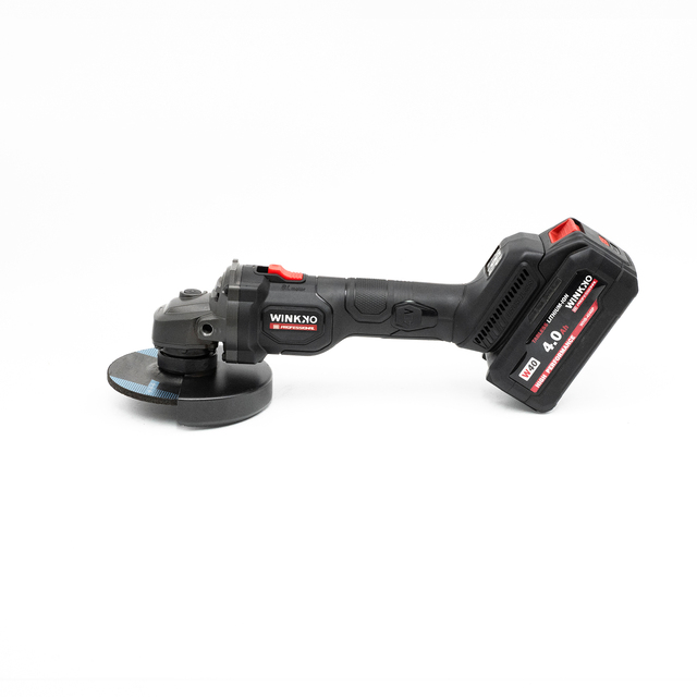 WINKKO 40V Brushless Professional Industrial Cordless Battery-Powered Metal Angle Grinder 125mm Variable Speed