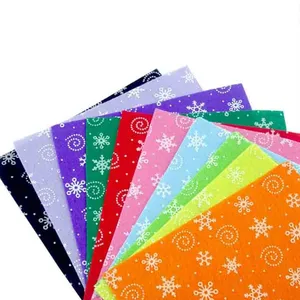 Nonwoven Fabric Supplier Needle Punched Polyester Custom Design Printed Felt Fabric