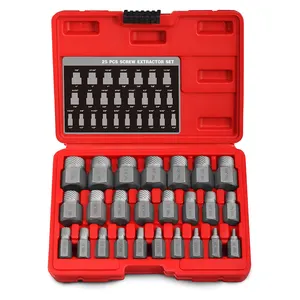 High Carbon Steel/CRV Rounded Bolt Remover for Removing Broken Studs Bolts Socket Screws easy out bolt screw extractor set