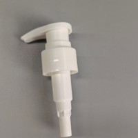 Pompe à lotion blanche à surface lisse 24/410, tête de pompe cosmétique filetée en plastique pour flacon de shampoing, gel douche, soins de la peau