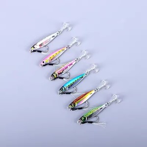 <span class=keywords><strong>Leurre</strong></span> de pêche artificiel dur en métal lesté multi-poids 7g 10g 20g 30g 40g 60g 80g 100g, appât de fond pour marlin, carpe, eau salée - Product Image 2
