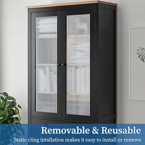 Película <span class=keywords><strong>de</strong></span> ventana Premium PET que cubre la puerta del cuarto <span class=keywords><strong>de</strong></span> ducha <span class=keywords><strong>de</strong></span> vinilo <span class=keywords><strong>de</strong></span> vidrio esmerilado película estática decorativa <span class=keywords><strong>de</strong></span> privacidad películas <span class=keywords><strong>de</strong></span> ventana <span class=keywords><strong>para</strong></span> Baño - Product Image 5