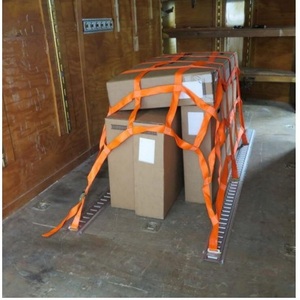 Red de Barrera de Carga E-Track de Alta Resistencia, Sistema de Seguridad de Carga con Cintas de Poliéster para Camiones, Venta al por Mayor - Product Image 1