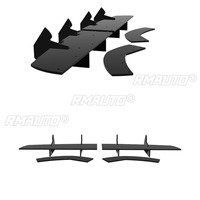 Pour Peugeot 308 Allure 2022-2025 – Kit Carrosserie Diffuseur de Pare-chocs Arrière, Lame de Protection et Cache de Protection – Accessoires Auto