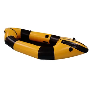 Raft Customized TPU Lightweight Packraft Pack Raft TPU 1-Person Inflatable Pedal Rafting Kayak Boat