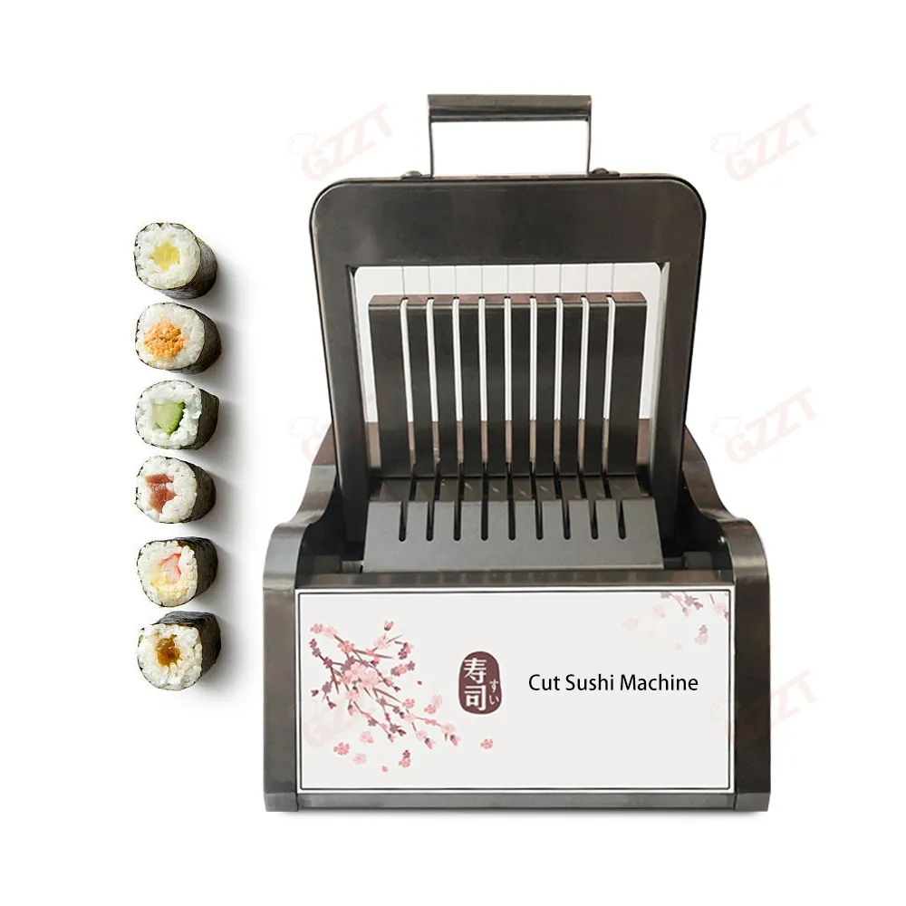 Factory Sale Portable Sushi Roll Cutter Slicing Machine Sushi Cutting Machine Commercial Sushi Cutter Slicer Machine