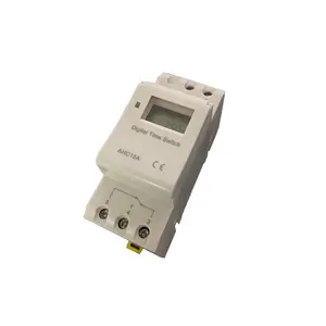 Settimanale Programmabile con Timer Elettronico AC220V 25A 16A Digitale Timer Interruttore del Relè di AHC15A display LCD interruttori di controllo SU GUIDA DIN