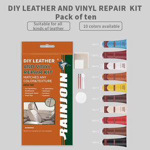 Комплект для ремонта кожи автомобиля, 10 цветов - Product Image 4