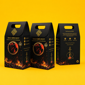 Cubos de Carbón de Coco de Alta Densidad para Hookah y Shisha Premium, Briquetas Naturales sin Humo Hechas en Indonesia - Product Image 5