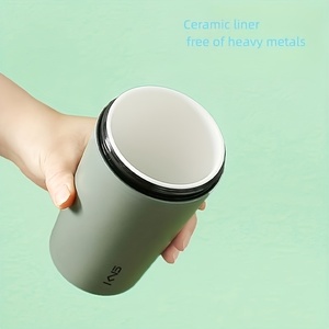 Nuevo diseño, taza <span class=keywords><strong>de</strong></span> café con revestimiento interior <span class=keywords><strong>de</strong></span> cerámica pura <span class=keywords><strong>de</strong></span> 380ML, taza <span class=keywords><strong>de</strong></span> viaje portátil <span class=keywords><strong>de</strong></span> alto valor estético <span class=keywords><strong>para</strong></span> <span class=keywords><strong>hombre</strong></span> y mujer - Product Image 1