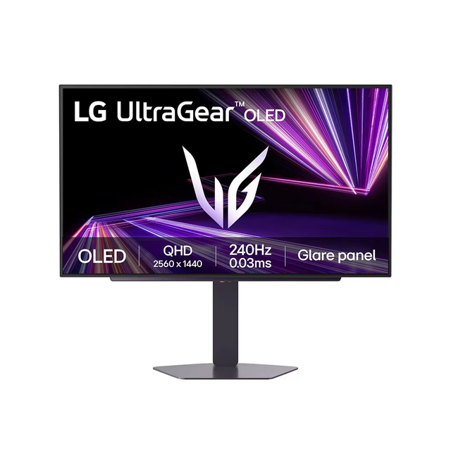 L-G 27GX704A-B 26.5-inch OLED QHD 2K 240HZ 0.03ms Lifting/Rotating Display Gaming Computer Black Monitor