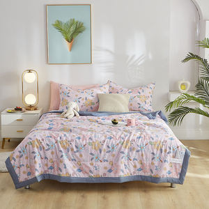 لحاف صيفي مطبوع رقيق من البوليستر بالزهور الملونة الأفضل مبيعًا للبيع بالجملة - Product Image 4