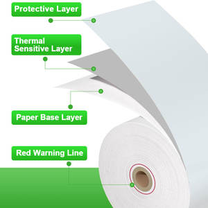 Rollo de Papel Térmico para Recibos de Punto de Venta, para Impresora de Caja <span class=keywords><strong>Registradora</strong></span>, Impermeable, Resistente al Aceite, Impresión Clara, Imagen Duradera - Product Image 6