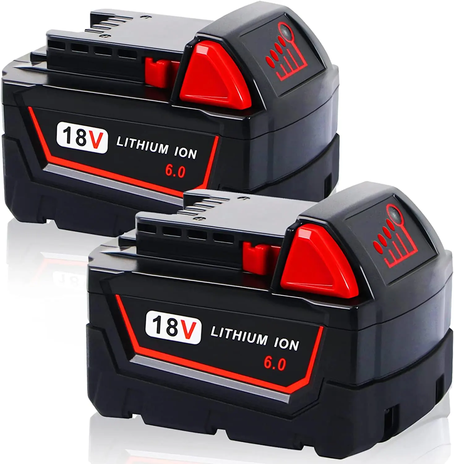 Replacement Battery 18V 4.0Ah 5.0Ah 6.0Ah Li-ion Battery For Milwaukee Battery m18 Tools 5ah 6ah