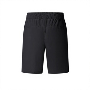 <b>Boxer</b> Short Men's Black Quick Dry Bermuda Shorts Mid Waist Drawstring Casual Solid Color With Pockets Woven <b>Polyester</b> - Product Image 4
