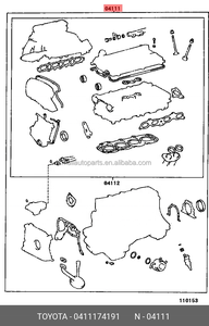 Kit Gasket Overhaul Mesin 3S Asli untuk Mesin Toyota 3S Set Gasket Lengkap 04111-74191 Paket Gasket Berkualitas Tinggi - Product Image 2