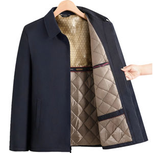 Veste matelassée chauffante en graphène pour <span class=keywords><strong>homme</strong></span>, col boutonné/fermeture éclair, veste d'hiver chaude, Sehe Fashion - Product Image 4
