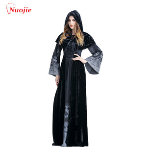 2020 Mode femme Costume D'halloween Fantôme Mariée Ange Noir Robe De Sorcière <span class=keywords><strong>Vampire</strong></span> Cosplay Uniforme Plus Taille/ - Product Image 2