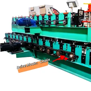 Automatic C Purlin Making Machine High Speed Purlin Roll Forming Machine Building Material Shops