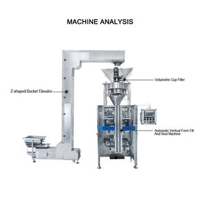 Samfull Automatische Verticale Volumetrische Cup Verpakkingsmachine Voor Suiker 100G Tot 5Kg Zout Verpakkingsmachine Voor 1Kg 500G - Product Image 2