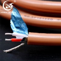 Connecteur de connecteur pour prise RCA à RCA, fil Coaxial, YIVO XSSH, OEM ODM, bricolage, 2 Core OFC, argent plaqué, protection, câble Audio HIFI RCA
