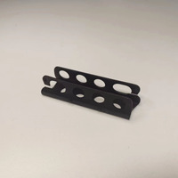 Pièces de recourbement faites sur commande de tôle de produit en acier avec la surface de revêtement de poudre noire