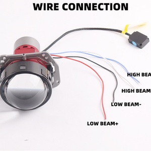 Sanvi 60W 6000K Super Bright AFS 3 Inch Bi LED Projector Lens Headlights 12V Auto Lighting System New Arrival LED Headlight - Product Image 6