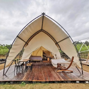 Tentes de luxe pour hôtel, quatre saisons, double couche, en PVC et toile, 35 m, pour resort et camping en bord de mer, grande tente pour 2 personnes - Product Image 2