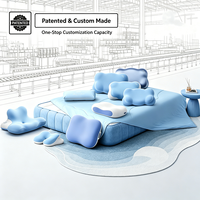 Almohada de Descanso Zeemora Relax Bed, Cojín de Soporte de Gran Cobertura, Ajustable al Cuerpo, Ideal para Ver en Posición Prona, Leer Acostada o en Posición Recta
