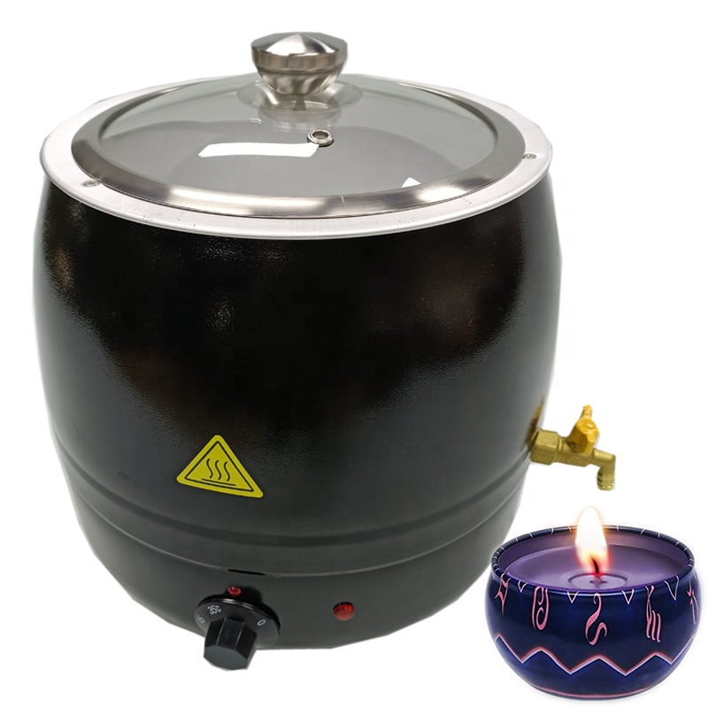 Набор для изготовления свечей из соевого воска, для самостоятельного изготовления ароматизированных свечей, чайника, подогревателя, принадлежности для подогрева, машина для плавки воска