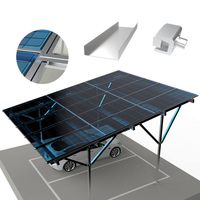Structure de stationnement solaire en acier sur mesure, adaptée aux configurations de site et aux dispositions des colonnes pour les projets de stationnement, avec support BOM