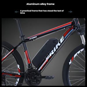 Vélo de montagne électrique pour adultes, 21 vitesses, moteur 250W, frein à disque, pneus larges de 26 pouces, batterie au lithium 36V 8Ah - Product Image 5