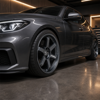 Jantes en alliage forgé personnalisées 1 pièce, couleur bronze, 6 branches, 17, 18, 19, 20 pouces, 5x114.3, 5x112, 5x100 pour Nissan GTR, Subaru WRX, Honda Civic