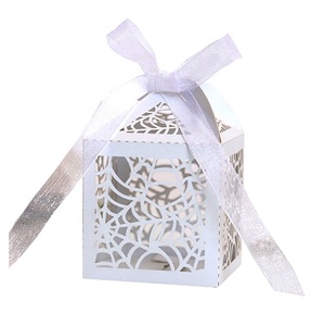 <span class=keywords><strong>La</strong></span> araña de Halloween Web láser de papel hueco de caja de embalaje de Chocolate - Product Image 1