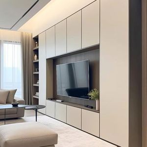 Meubles de salon 75 pouces support TV et ensemble de table basse meuble TV moderne de luxe support TV de luxe meubles de salon - Product Image 1