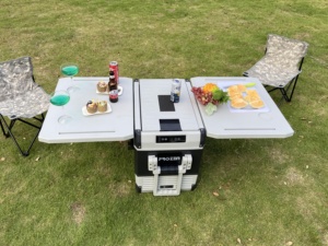 Tủ lạnh di động 12V mát cắm trại Tủ đông có thể được sử dụng ở xe hơi hoặc nhà hoặc ngoài trời - Product Image 2