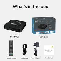 Venta caliente de fábrica S905X5M 4G 32G TV BOX Android14 4K Smart OTT TV Box para juegos Movie Digital Signage Setop Box