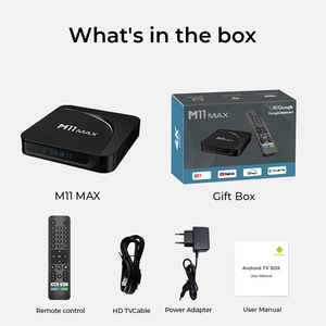 Nhà máy nóng bán s905x5m 4G 32G TV Box android14 4k thông minh OTT IP-TV Box cho chơi game Movie kỹ thuật số biển Setop hộp - Product Image 6