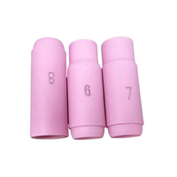 Accessoires de soudage TIG à l'argon ESSEN avec buse en céramique d'alumine, pièces de torche pour soudage et brasage à gaz mixte
