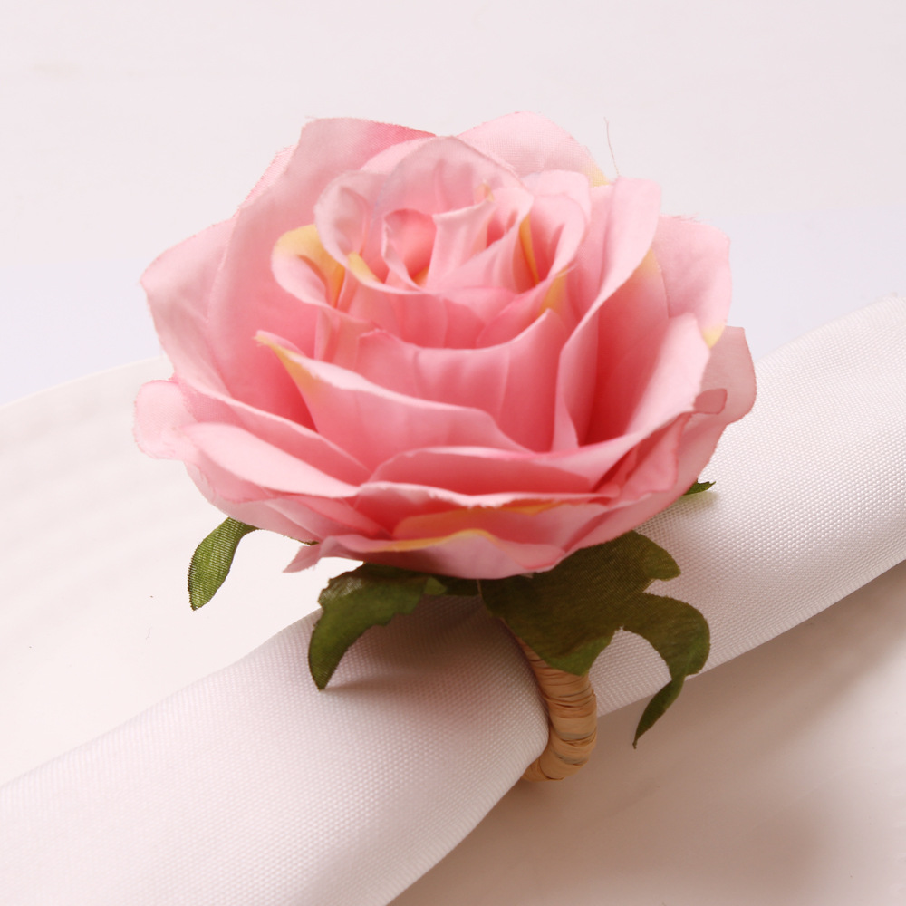 Natural handmade ring pink