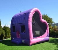Château gonflable romantique pour l'intérieur et l'extérieur, nouvelle structure de saut, trampoline certifié CE, garantie 3 ans, PVC pour couples