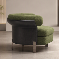YUAN CHANG Set Sofa Kulit PU Modern dengan Kursi Rebah dan Kaki Baja Tahan Karat Perabot Kamar Tidur Ruang Tamu