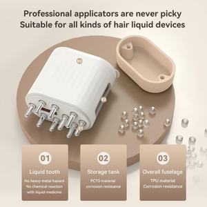 Aplicador de aceite para el cuero cabelludo con peine de raíces y botella para productos de crecimiento capilar EMS - Product Image 4