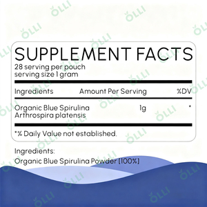 OLLI Label Pribadi Harga Grosir Pigmen Kelas Makanan Phycocyanin Bersertifikat Halal/Kosher Bubuk <span class=keywords><strong>Spirulina</strong></span> Biru Organik Herbal untuk Dewasa - Product Image 6