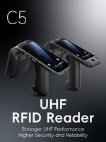 Terminal Portátil Profesional Android UHF RFID con Escáner de Código de Barras 2D, PDA Impinj E710 para Logística y Gestión de Activos de Almacén