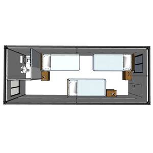 Casa Contenedor Modular Plegable <span class=keywords><strong>HYSUN</strong></span>, Casa Contenedor Prefabricada Plegable con Baño - Product Image 6