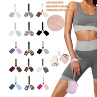 Tas Selempang Wanita Bahan Nilon Anyaman Grosir dengan Dua Kantong Resleting dan Set Dompet Wanita dengan Tali Anyaman dan Dua Kantong
